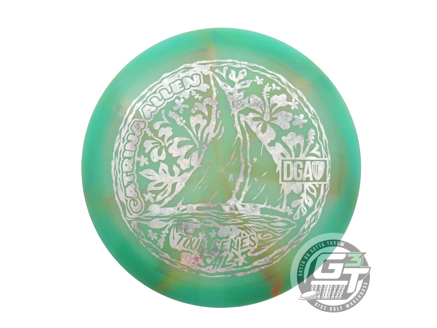 DGA Limited Edition 2023 Tour Series Catrina Allen Swirl Tour Series Sail Distance Driver Golf Disc (Individually Listed)