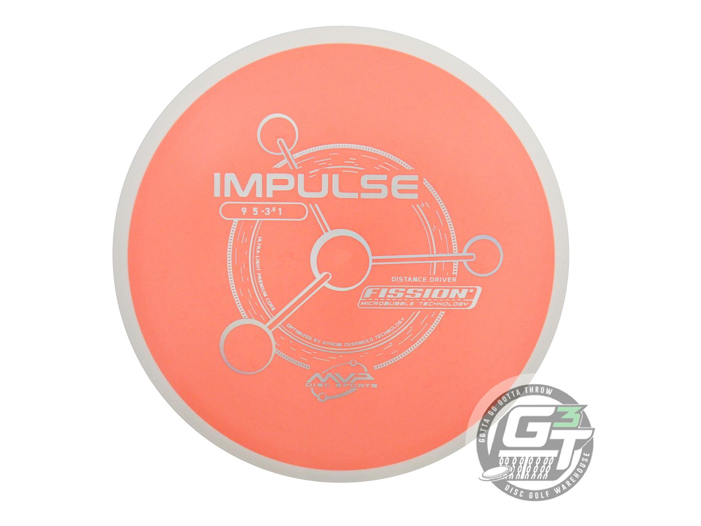 MVP Fission Impulse Distance Driver Golf Disc (Individually Listed)
