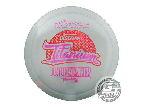Discraft Titanium Undertaker [Paul McBeth 5X] Distance Driver Golf Disc (Individually Listed)