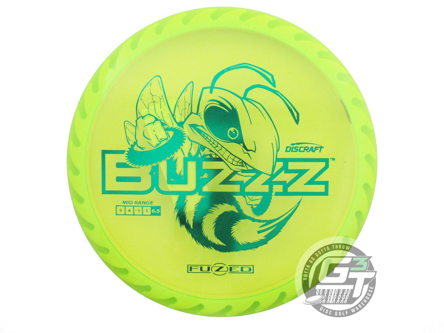Discraft Fuzed Line Buzzz w/ Saw Pattern Midrange Golf Disc (Individually Listed)
