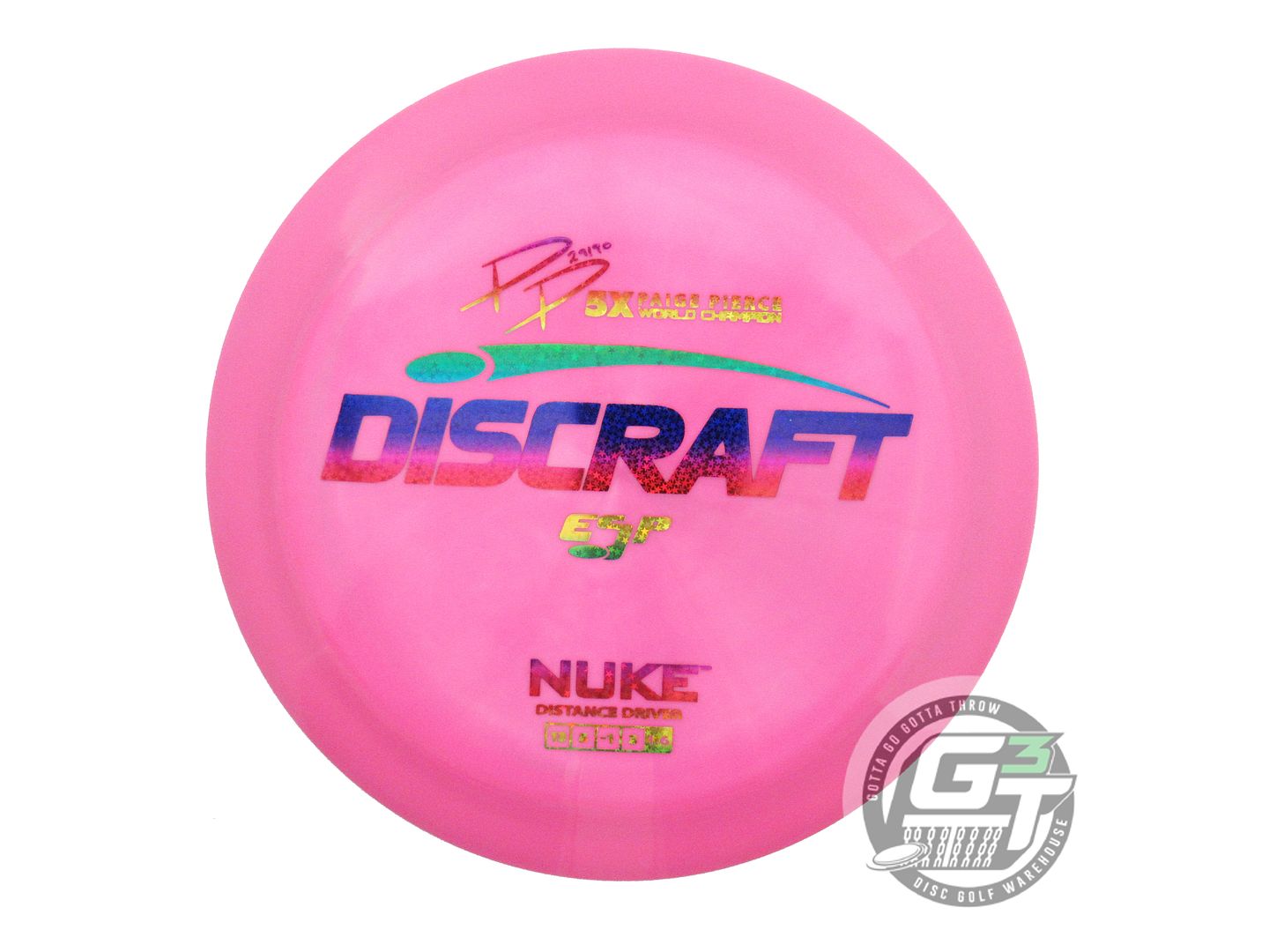 Discraft ESP Nuke [Paige Pierce 5X] Distance Driver Golf Disc (Individually Listed)