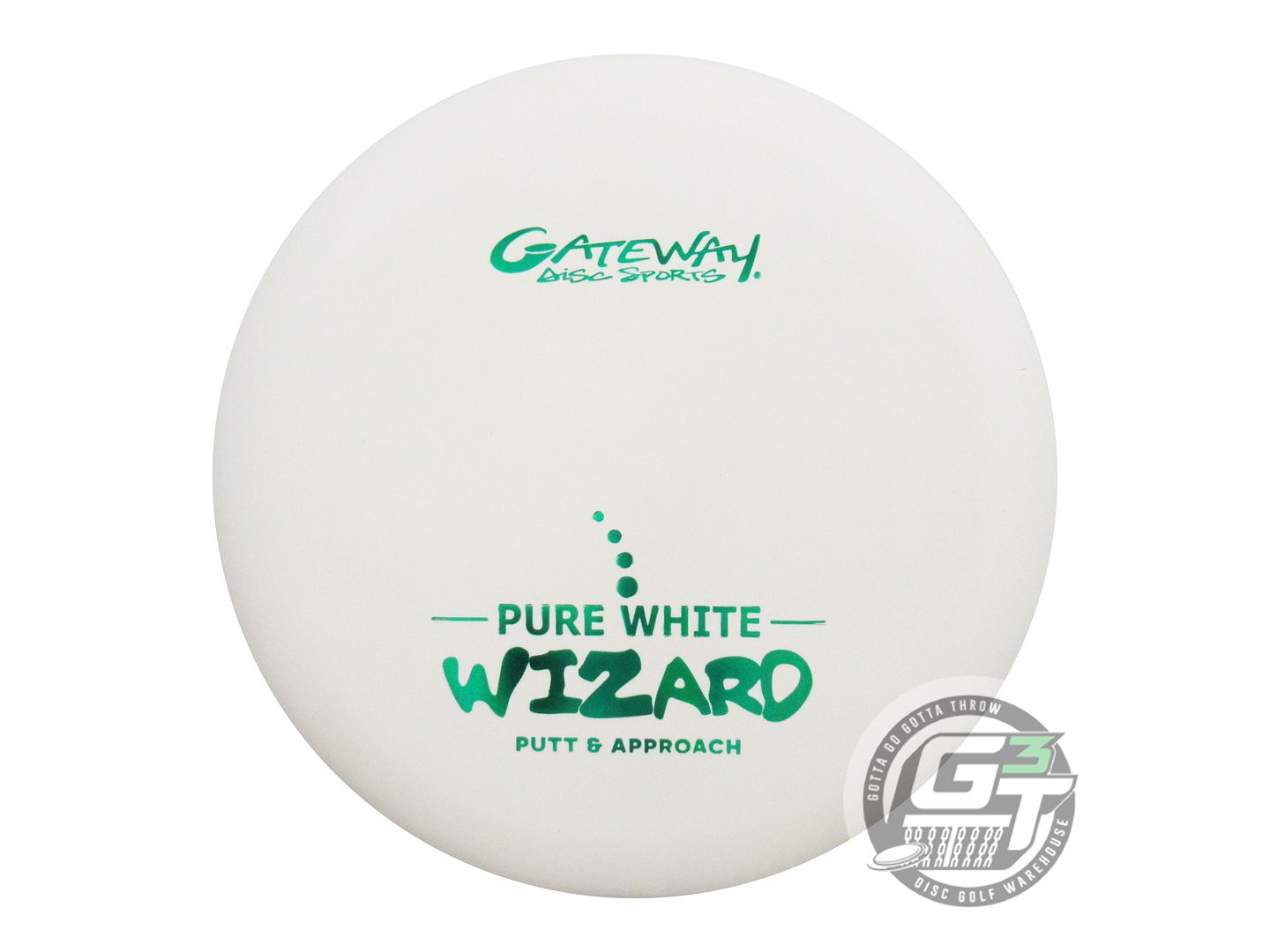 Gateway Pure White Wizard Putter Golf Disc (Individually Listed)