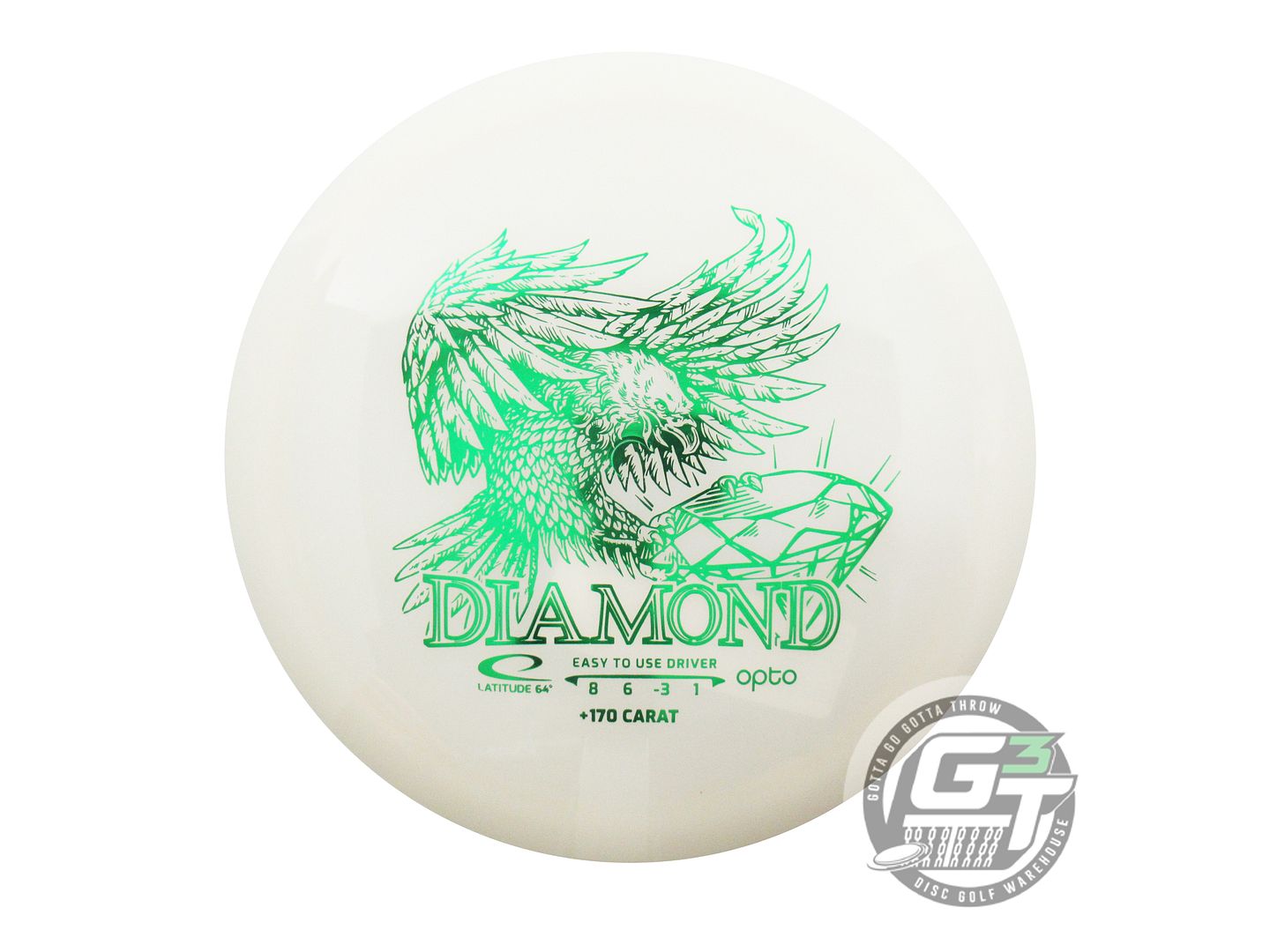 Latitude 64 Limited Edition 170 Carat Opto Line Diamond Fairway Driver Golf Disc (Individually Listed)