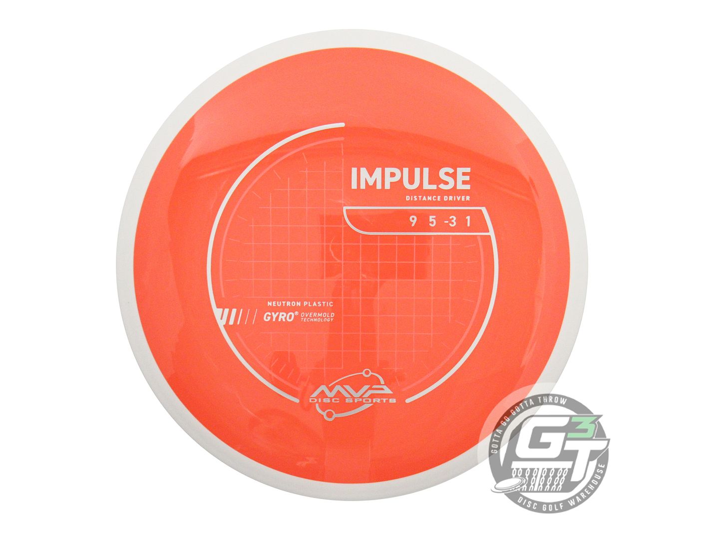 MVP Neutron Impulse Distance Driver Golf Disc (Individually Listed)