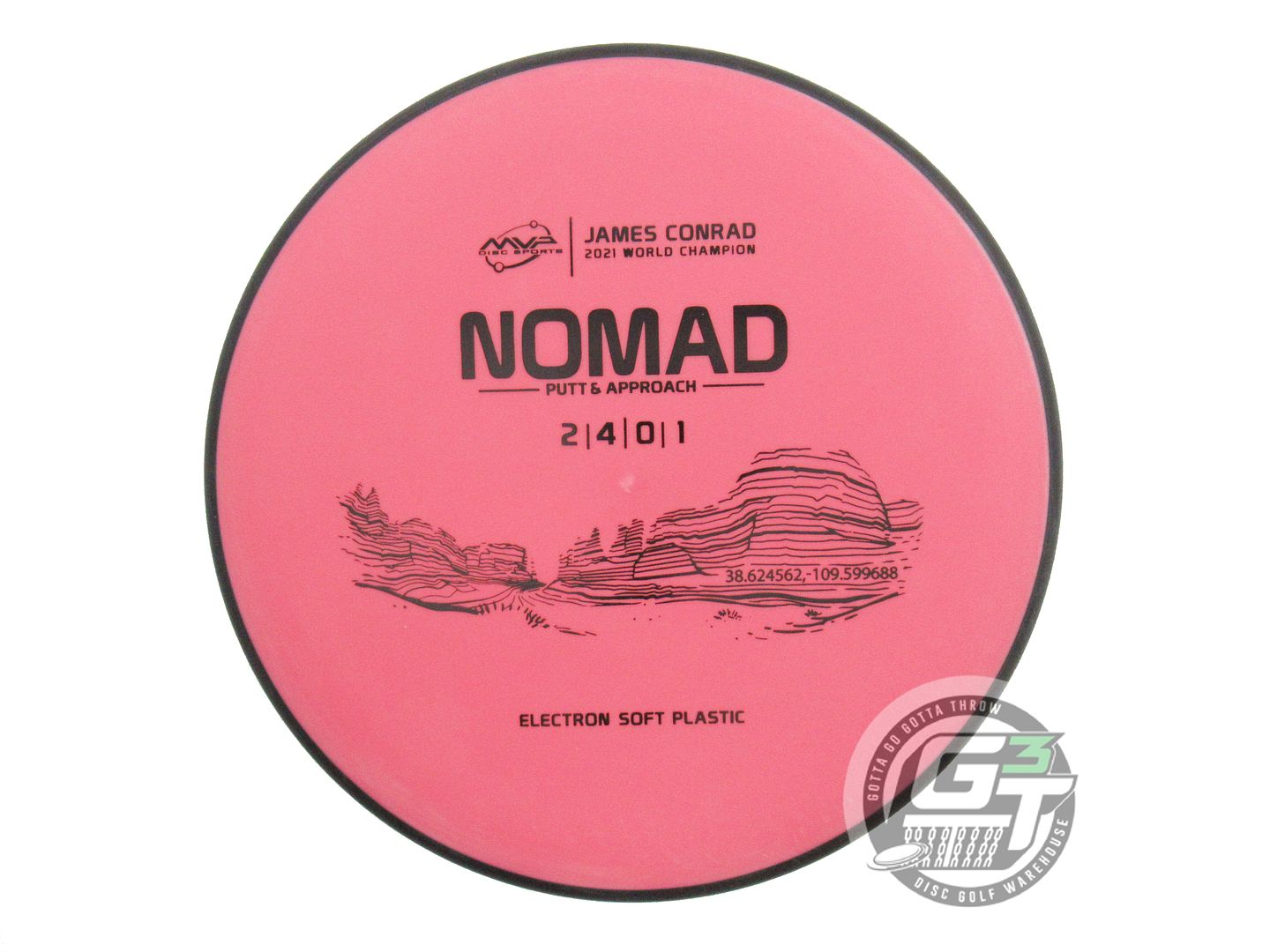 MVP Electron Soft Nomad [James Conrad 1X] Putter Golf Disc (Individually Listed)