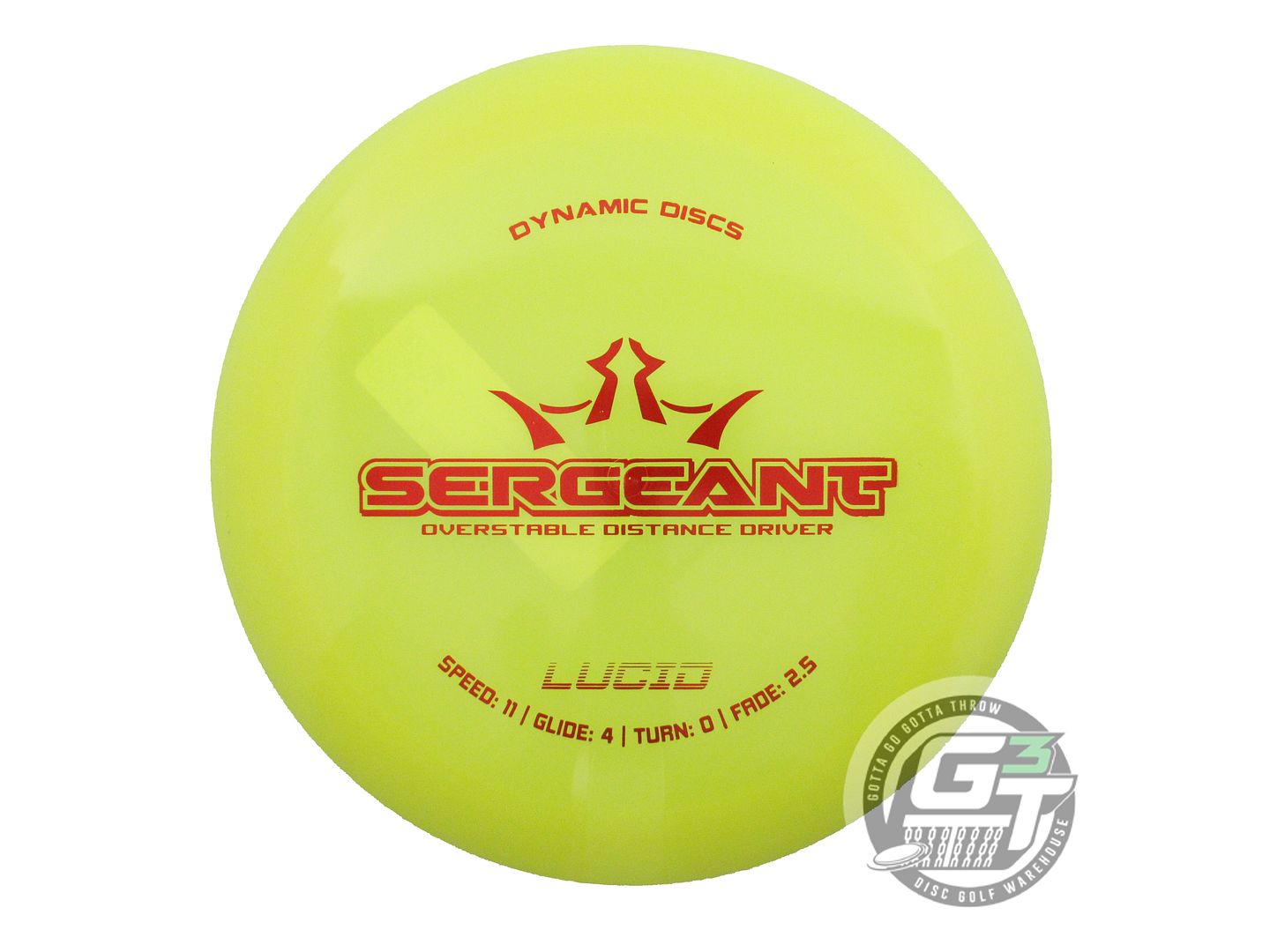 Dynamic Discs Lucid Sergeant Distance Driver Golf Disc (Individually Listed)