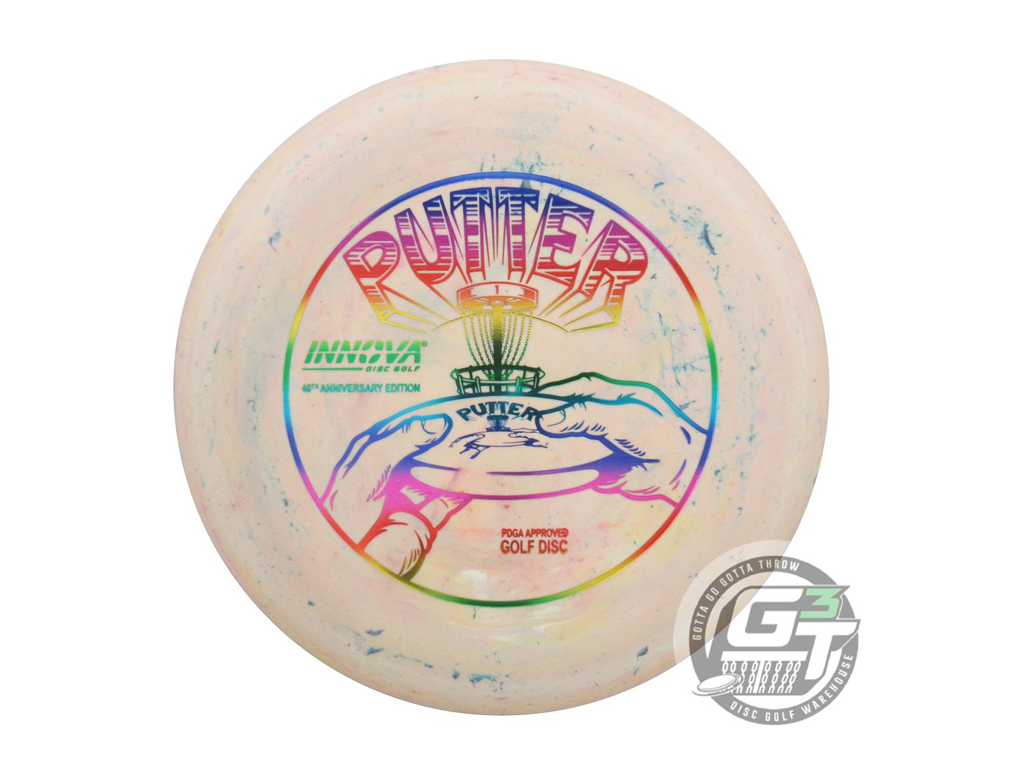 Innova Limited Edition 40th Anniversary Galactic Pro Aviar Putter Golf Disc (Individually Listed)