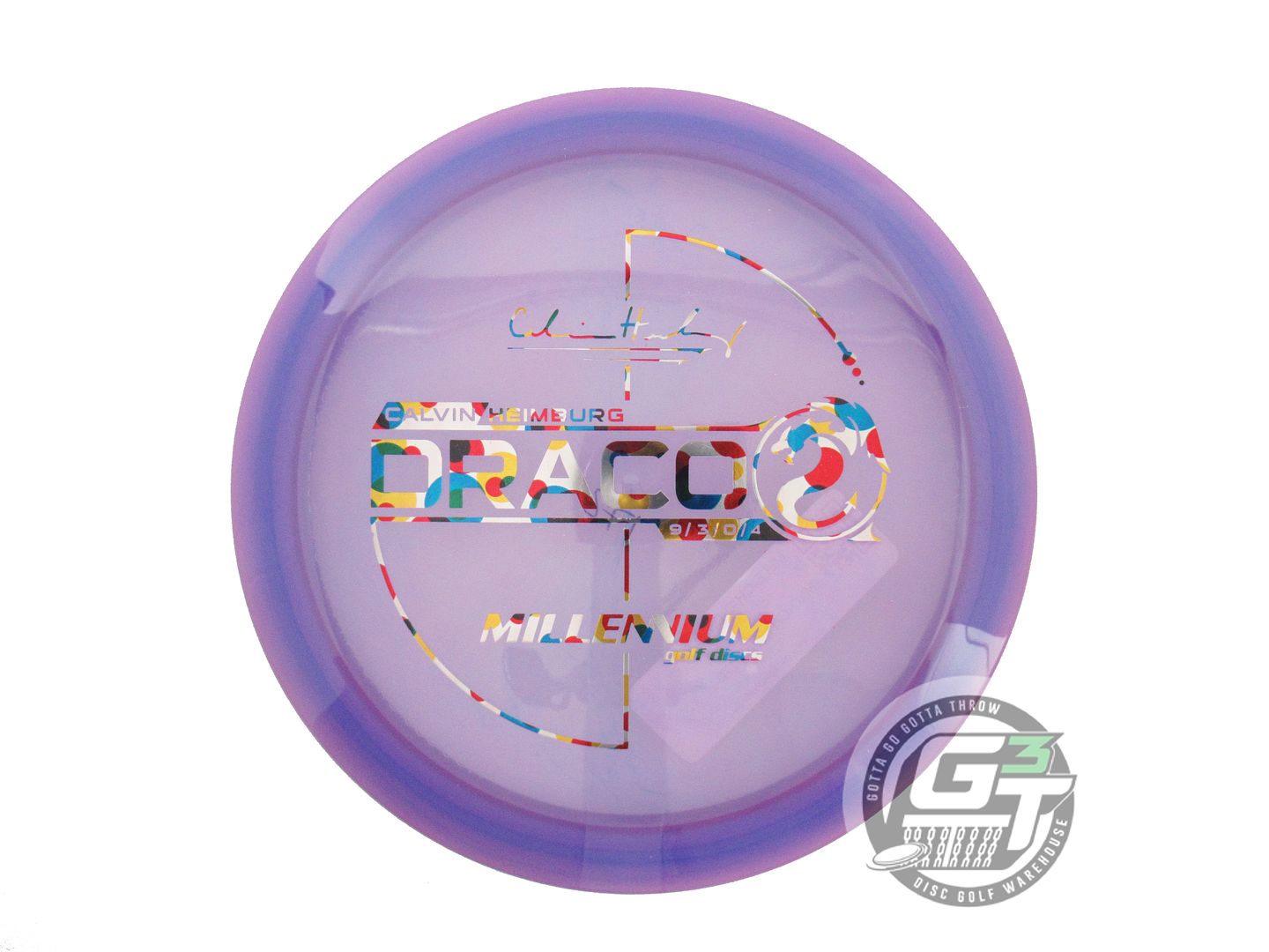 Millennium Calvin Heimburg Signature Flat Top Quantum Draco Distance Driver Golf Disc (Individually Listed)