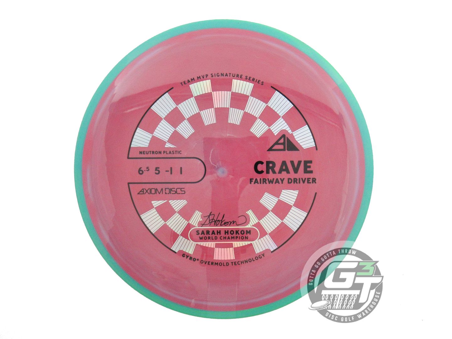 Axiom Neutron Crave [Sarah Hokom 1X] Fairway Driver Golf Disc (Individually Listed)