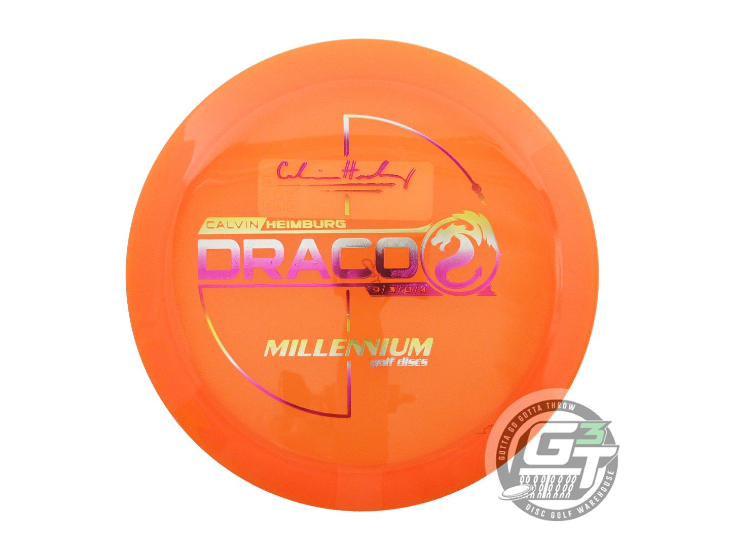 Millennium Calvin Heimburg Signature Flat Top Quantum Draco Distance Driver Golf Disc (Individually Listed)