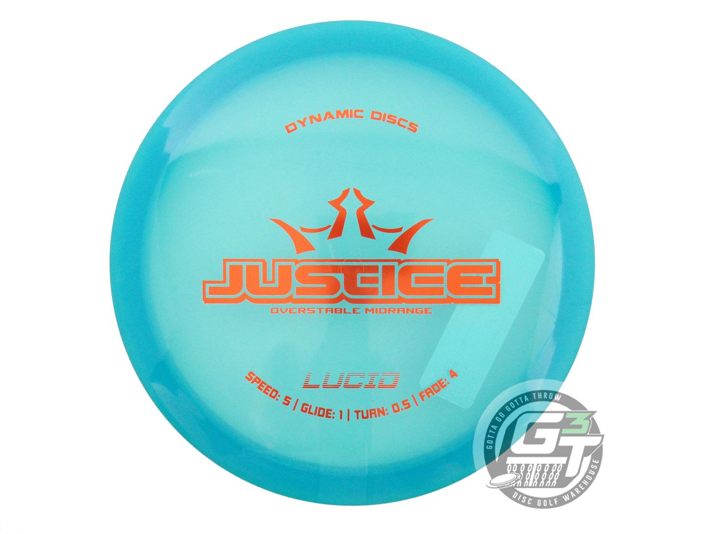 Dynamic Discs Lucid Justice Midrange Golf Disc (Individually Listed)