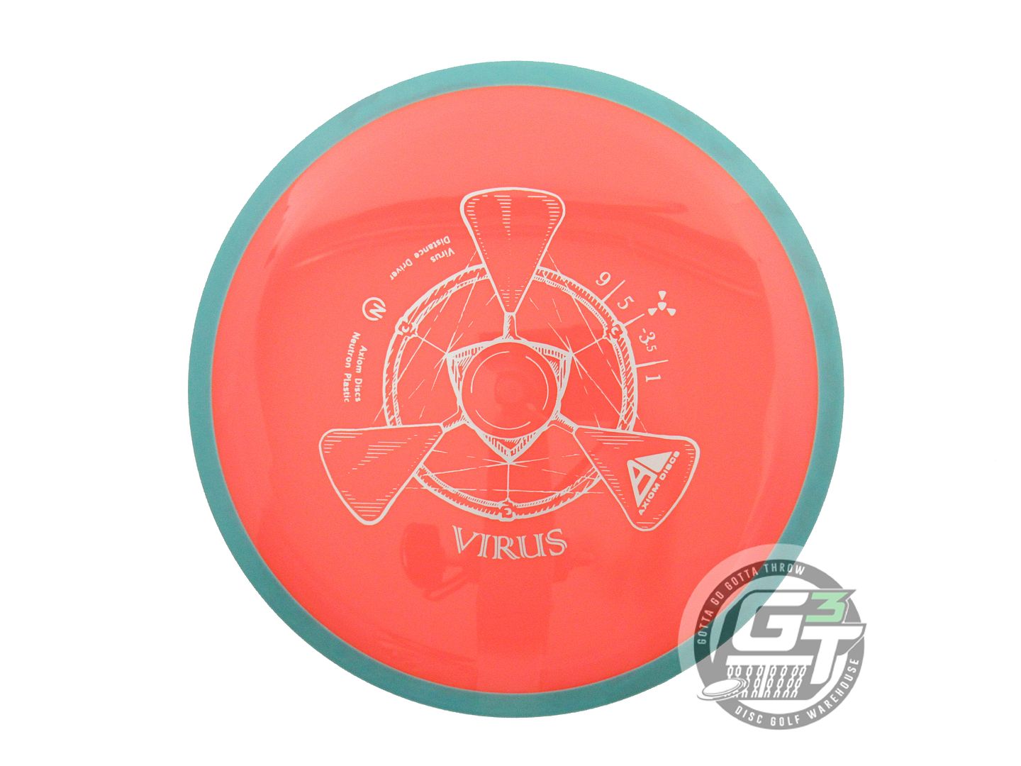 Axiom Neutron Virus Distance Driver Golf Disc (Individually Listed)