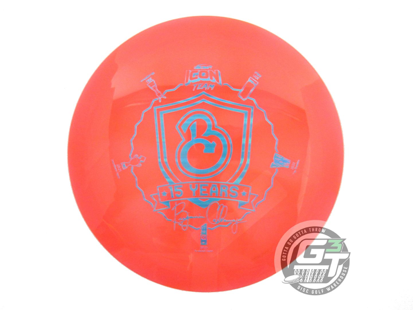 Discraft Limited Edition 2026 Icon Team Ben Callaway Swirl Elite Z Undertaker Distance Driver Golf Disc (Individually Listed)