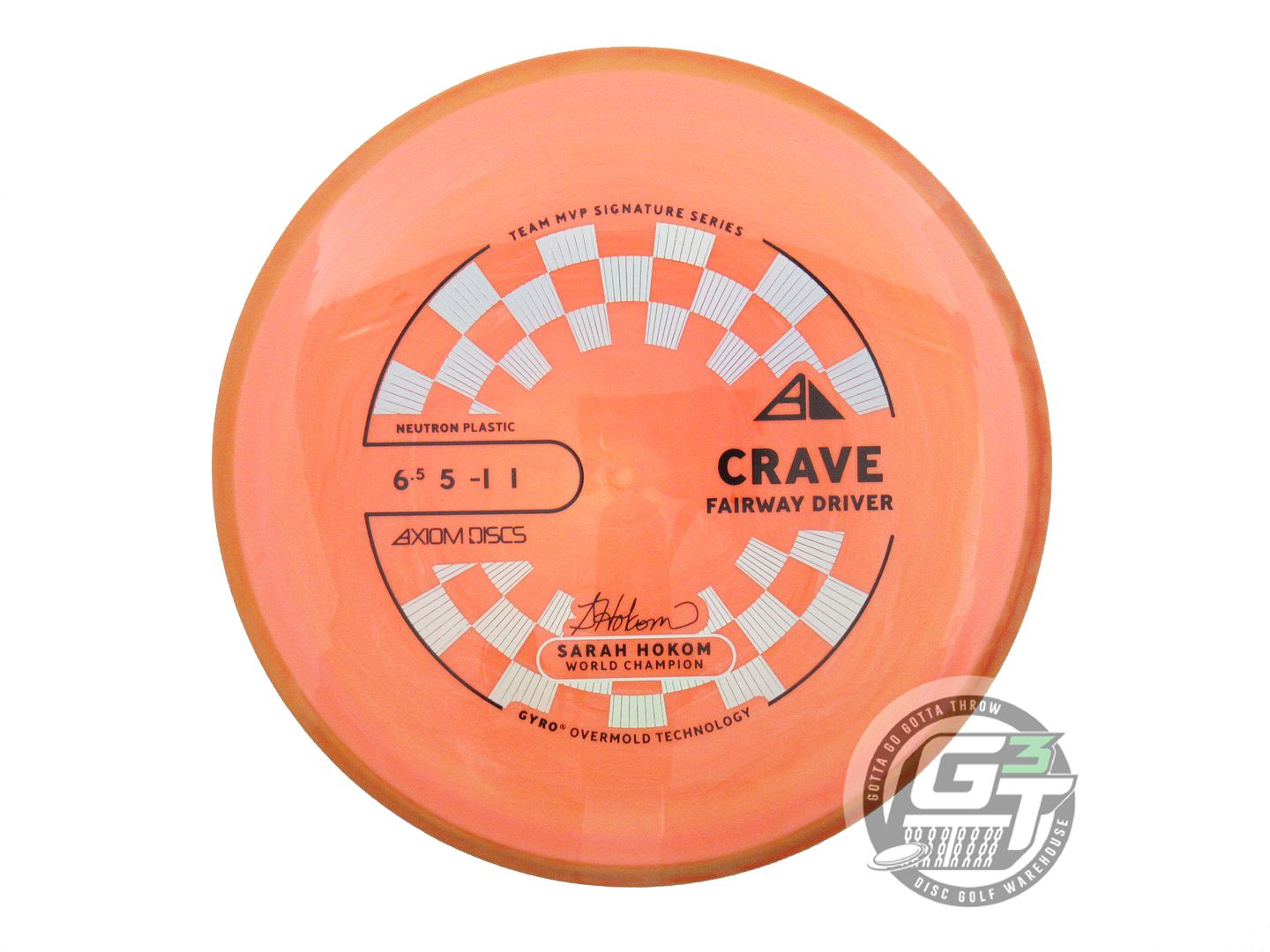 Axiom Neutron Crave [Sarah Hokom 1X] Fairway Driver Golf Disc (Individually Listed)