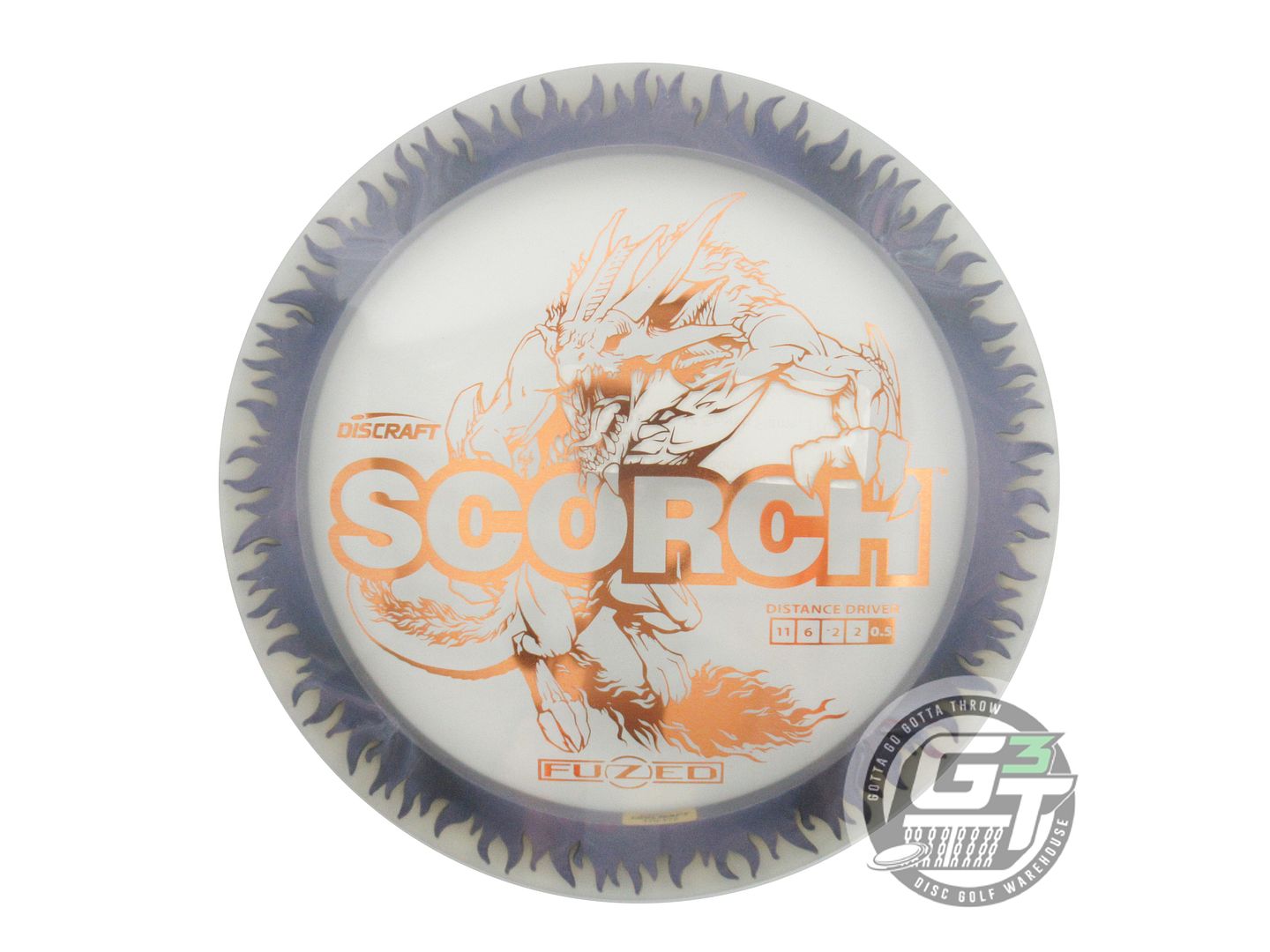 Discraft FuZed Line Scorch w/ Flame Pattern Distance Driver Golf Disc (Individually Listed)