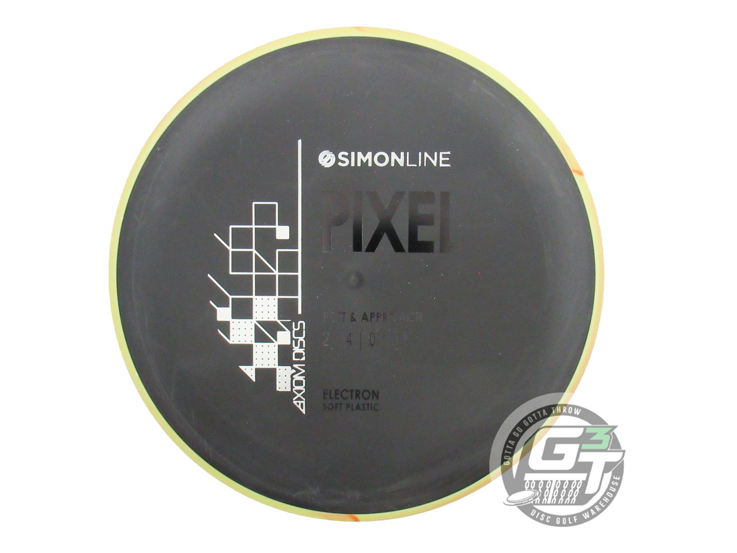 Axiom Simon Line Electron Soft Pixel [Simon Lizotte] Putter Golf Disc (Individually Listed)