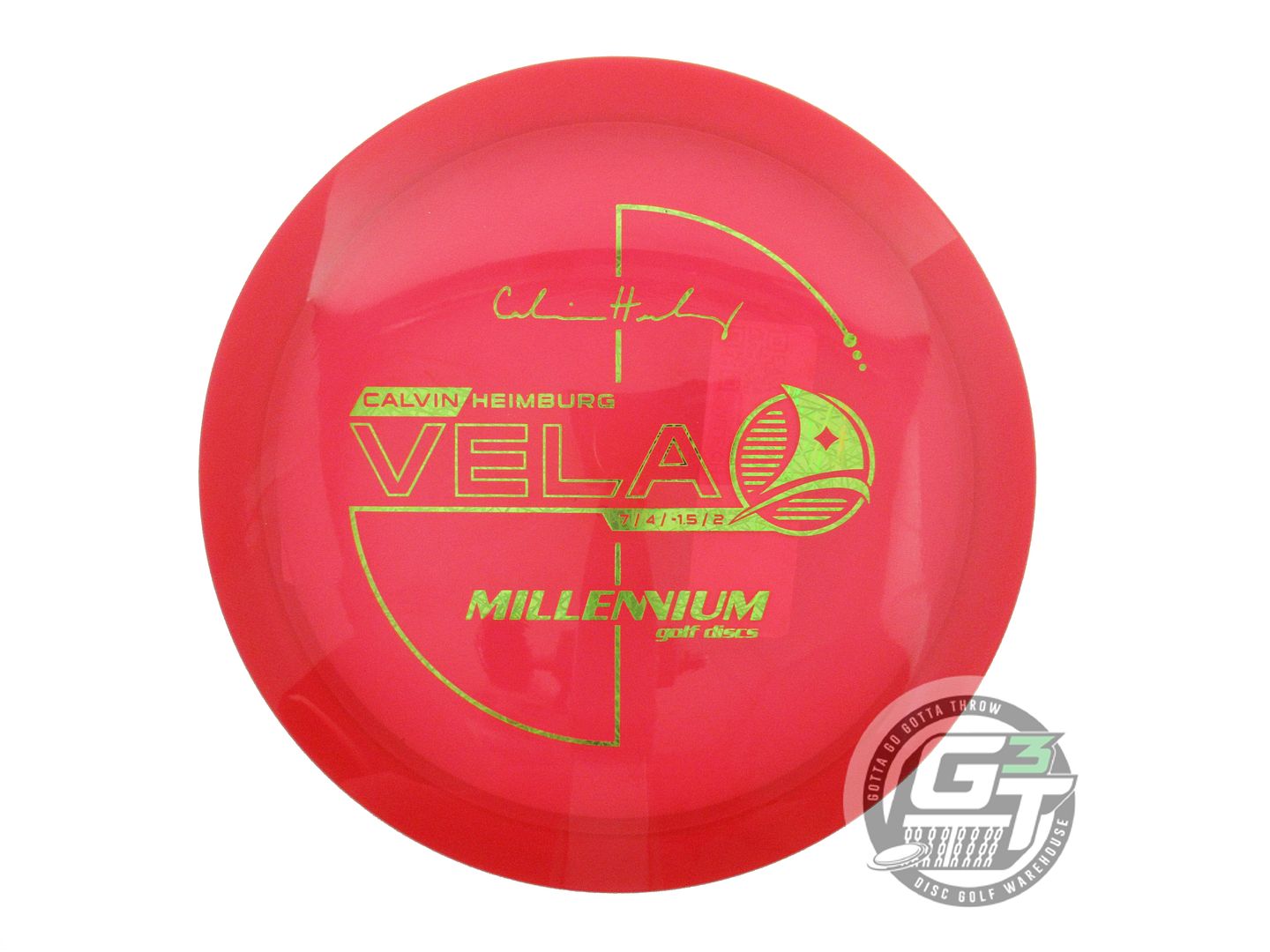 Millennium Calvin Heimburg Signature Flat Top Quantum Vela Fairway Driver Golf Disc (Individually Listed)
