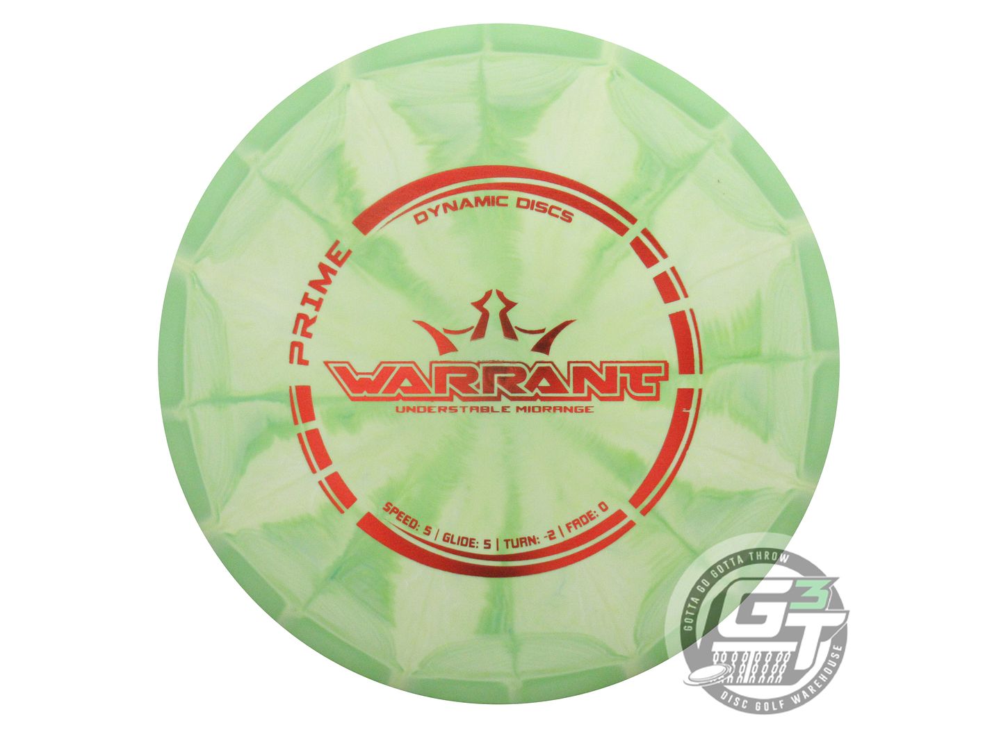 Dynamic Discs Prime Burst Warrant Midrange Golf Disc (Individually Listed)