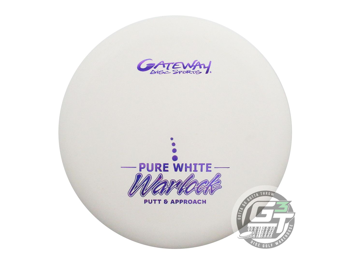Gateway Pure White Warlock Putter Golf Disc (Individually Listed)