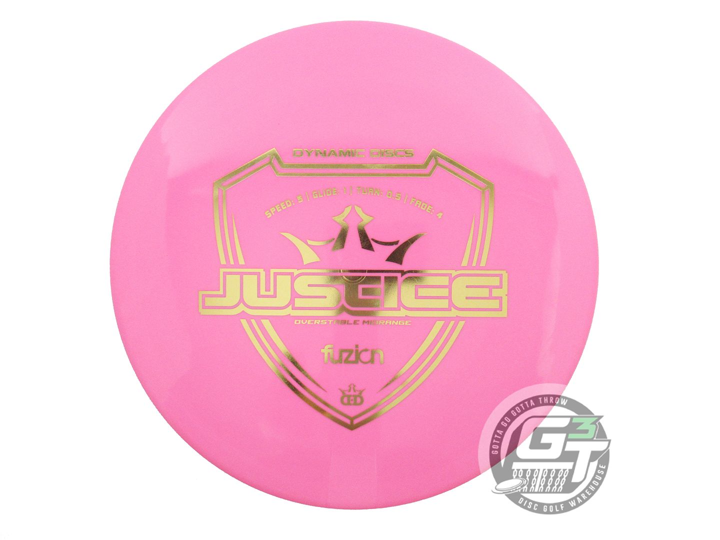 Dynamic Discs Fuzion Justice Midrange Golf Disc (Individually Listed)