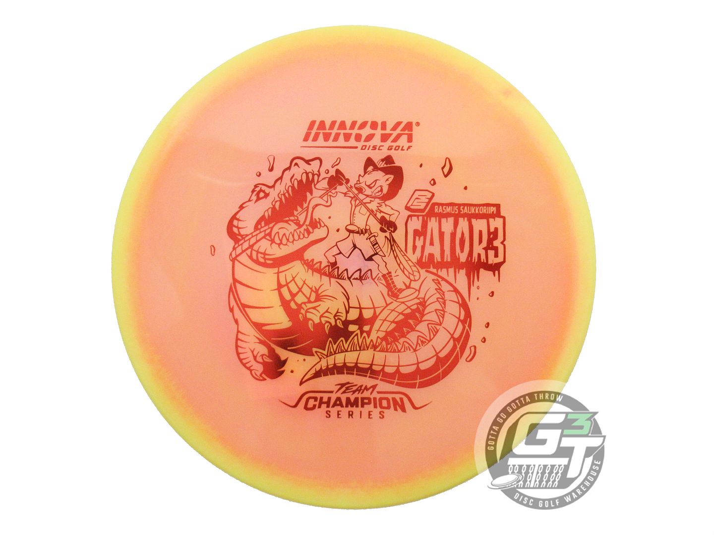 Innova Limited Edition 2026 Tour Series Rasmus Saukkoriipi Halo Champion Gator3 Midrange Golf Disc (Individually Listed)