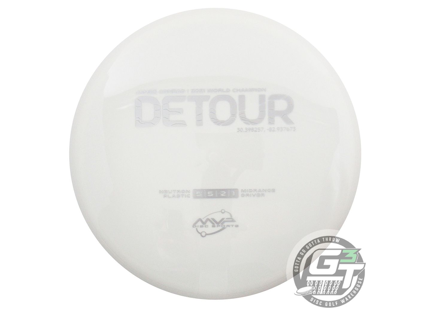 MVP Neutron Detour [James Conrad 1X] Midrange Golf Disc (Individually Listed)