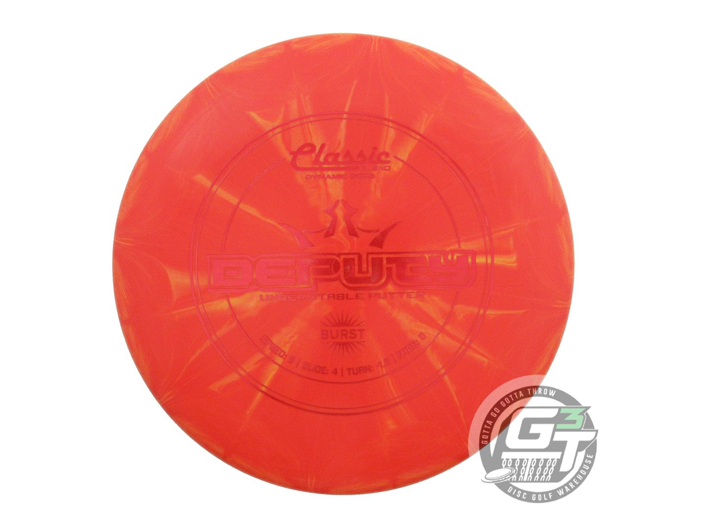 Dynamic Discs Classic Blend Burst Deputy Putter Golf Disc (Individually Listed)