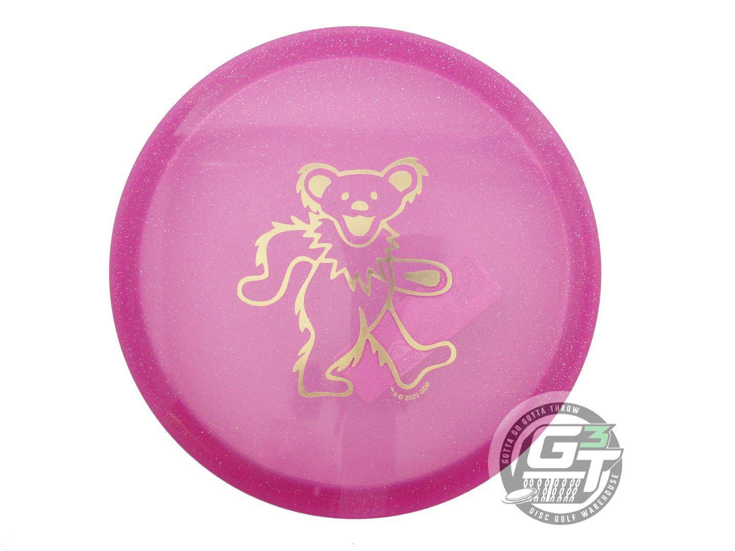 Discmania Limited Edition Grateful Dead Bear Stamp Metal Flake C-Line MD3 Midrange Golf Disc (Individually Listed)