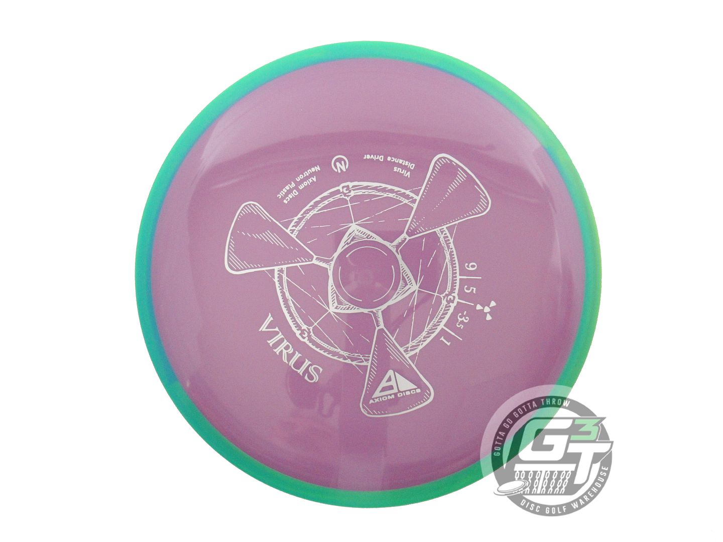 Axiom Neutron Virus Distance Driver Golf Disc (Individually Listed)