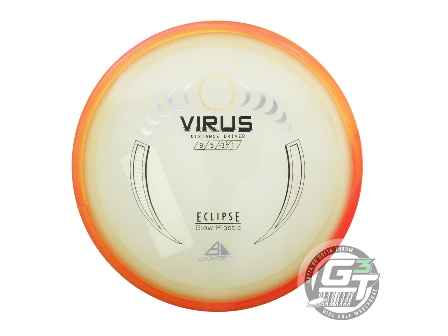 Axiom Eclipse 2.0 Glow Proton Virus Distance Driver Golf Disc (Individually Listed)