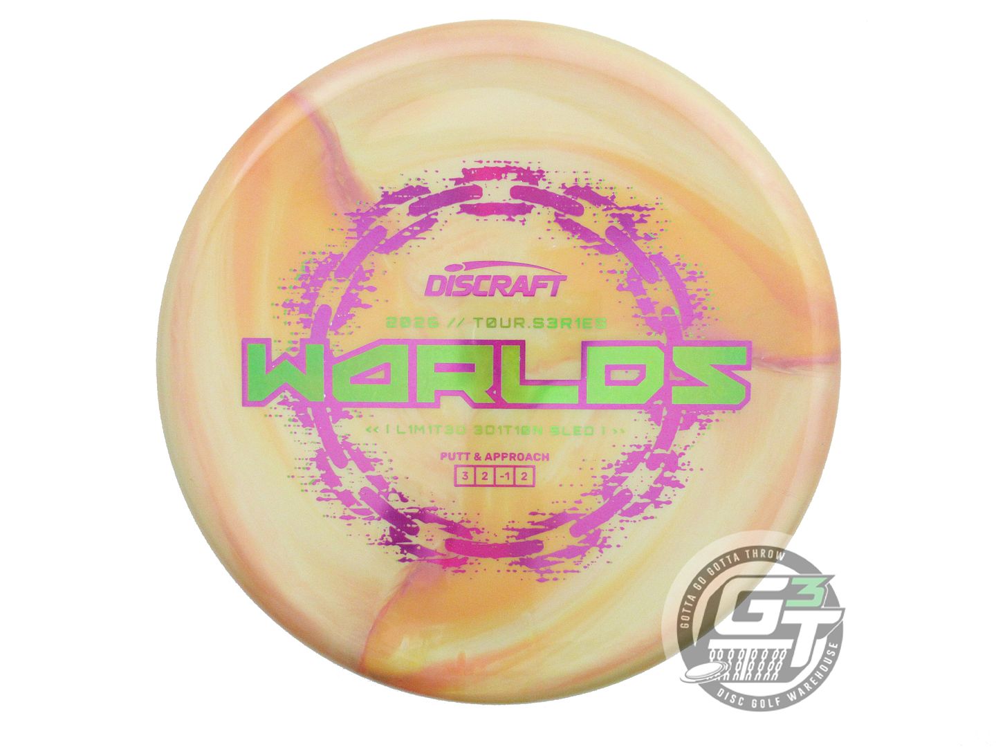 Discraft Limited Edition 2026 PDGA World Championship Tour Series Special Blend Sled Putter Golf Disc (Individually Listed)