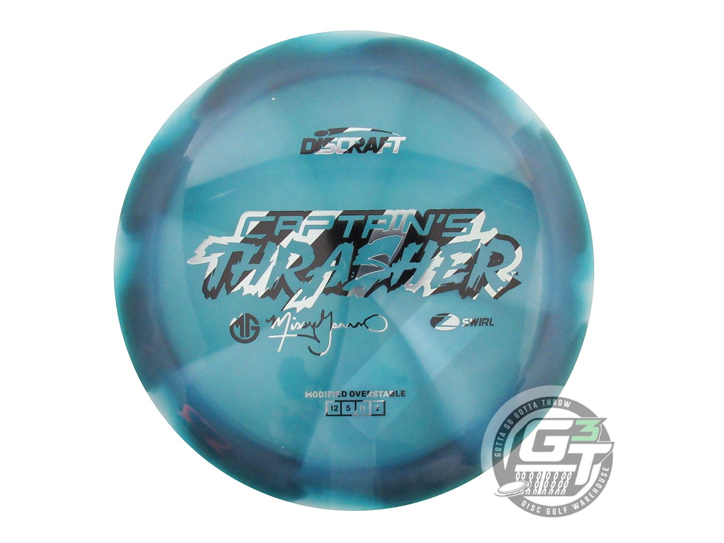Discraft Limited Edition 2026 Missy Gannon Swirl Elite Z Captain's Thrasher Distance Driver Golf Disc (Individually Listed)