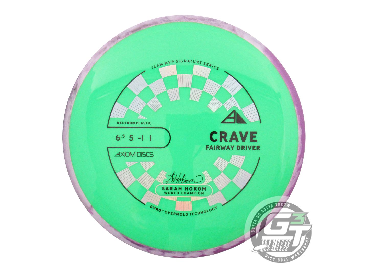 Axiom Neutron Crave [Sarah Hokom 1X] Fairway Driver Golf Disc (Individually Listed)