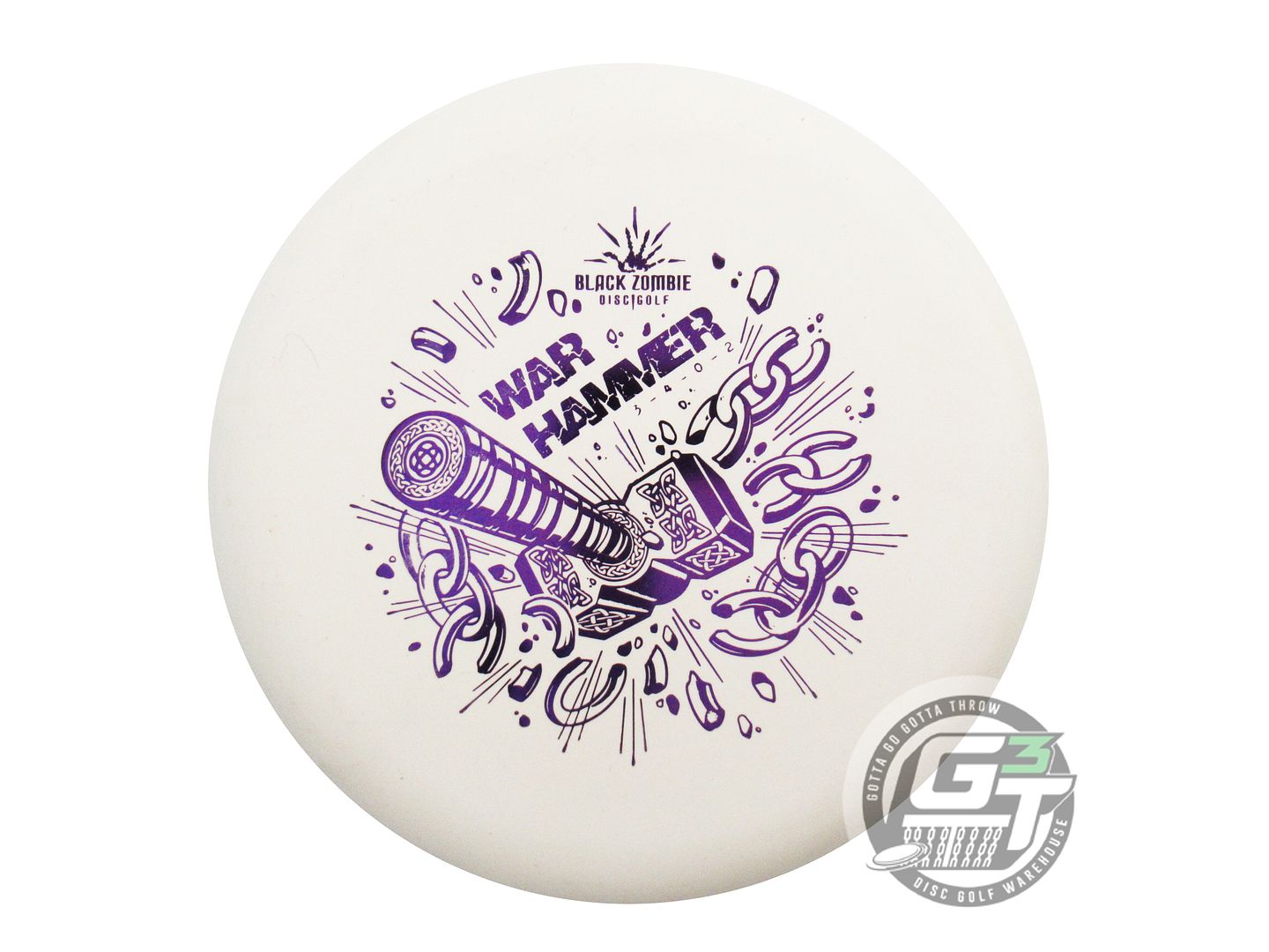 Black Zombie SSSS War Hammer Putter Golf Disc (Individually Listed)