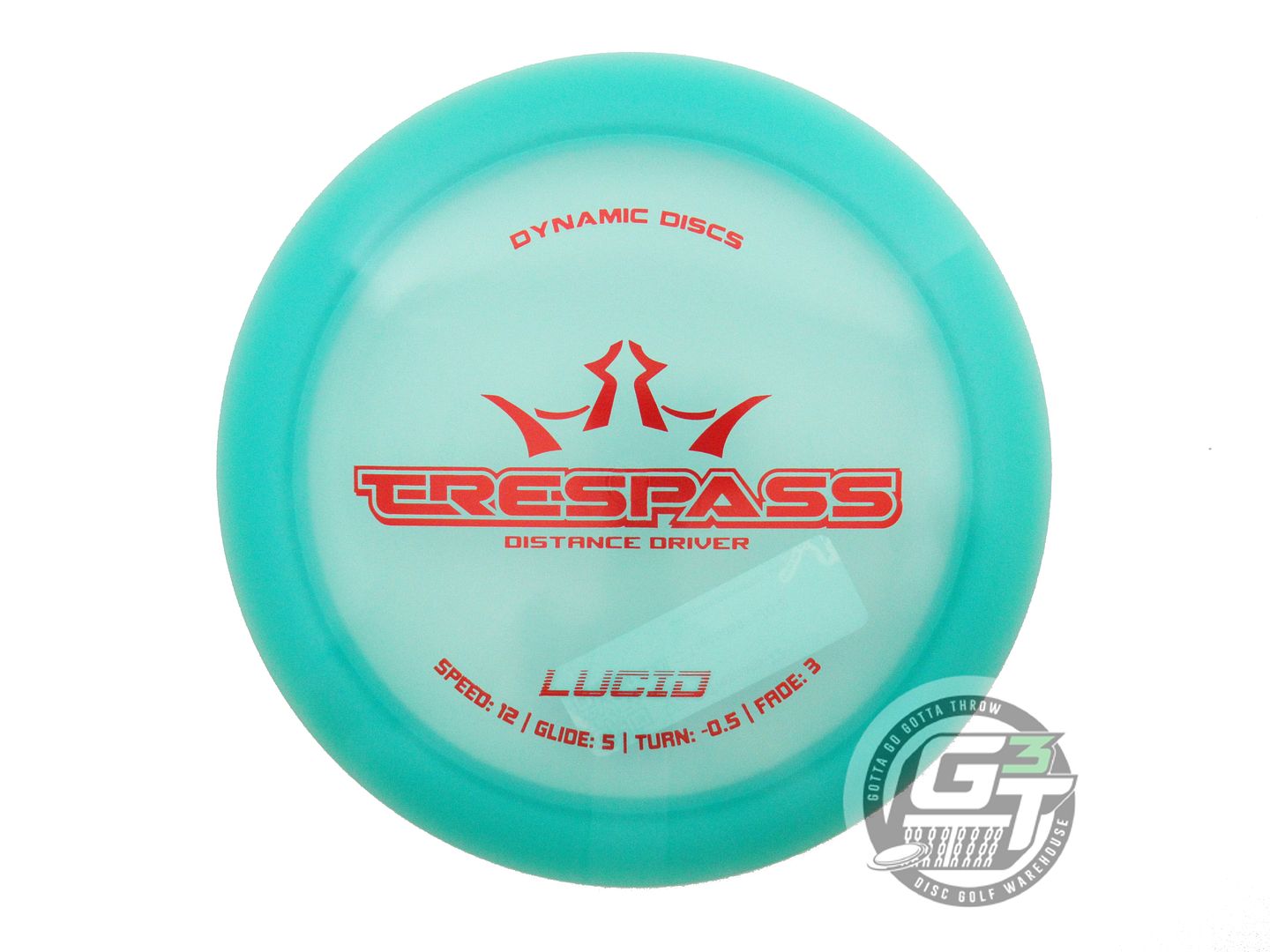 Dynamic Discs Lucid Trespass Distance Driver Golf Disc (Individually Listed)