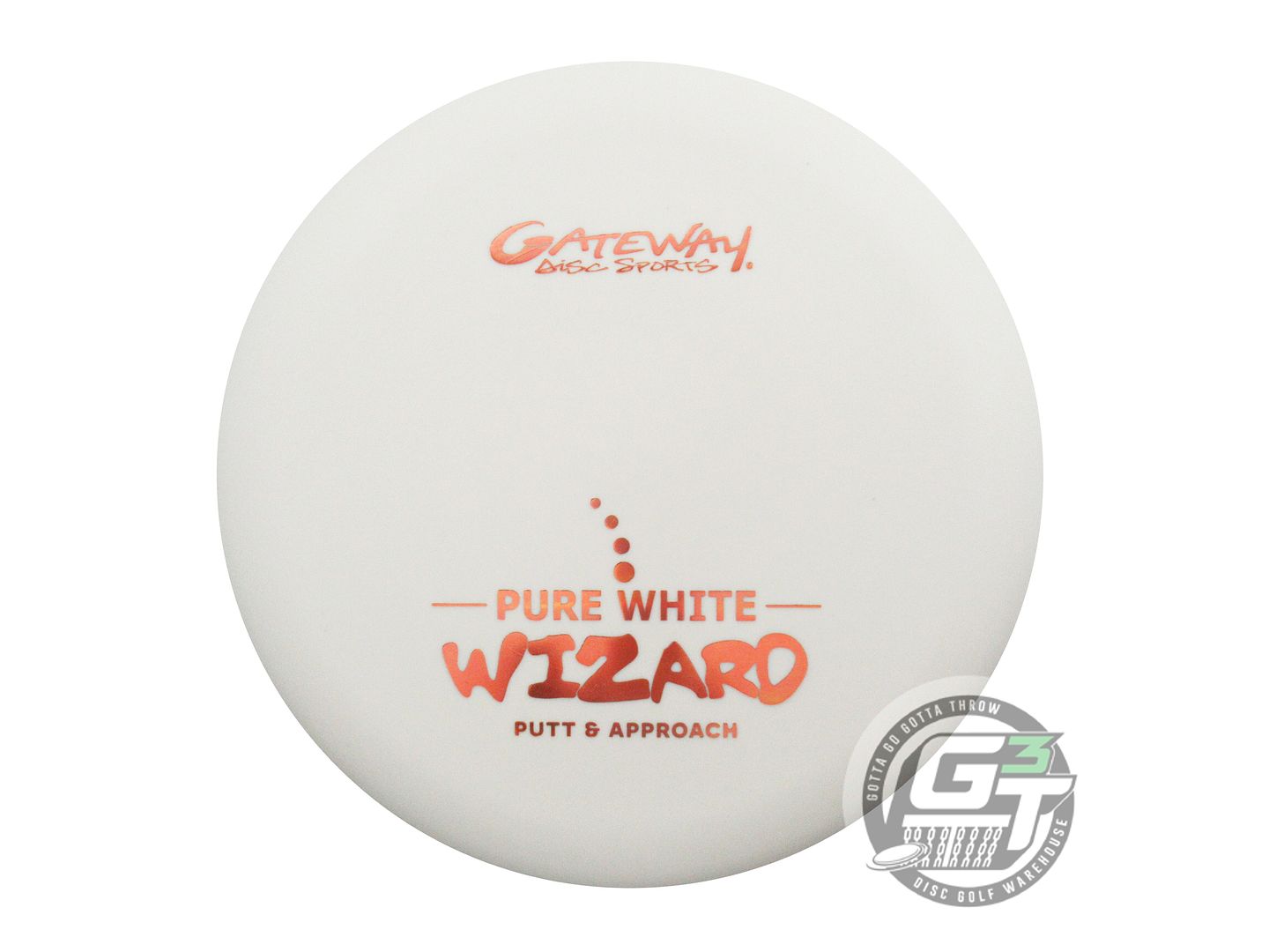 Gateway Pure White Wizard Putter Golf Disc (Individually Listed)
