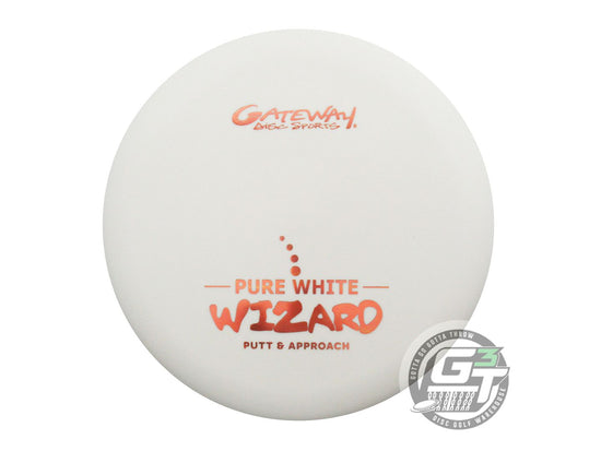 Gateway Pure White Wizard Putter Golf Disc (Individually Listed)
