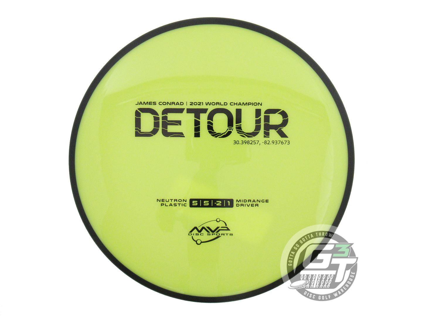MVP Neutron Detour [James Conrad 1X] Midrange Golf Disc (Individually Listed)