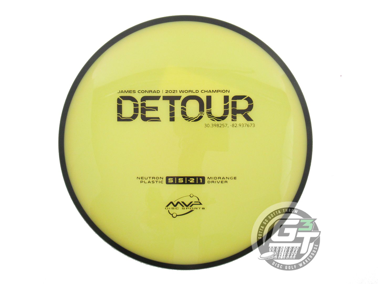 MVP Neutron Detour [James Conrad 1X] Midrange Golf Disc (Individually Listed)
