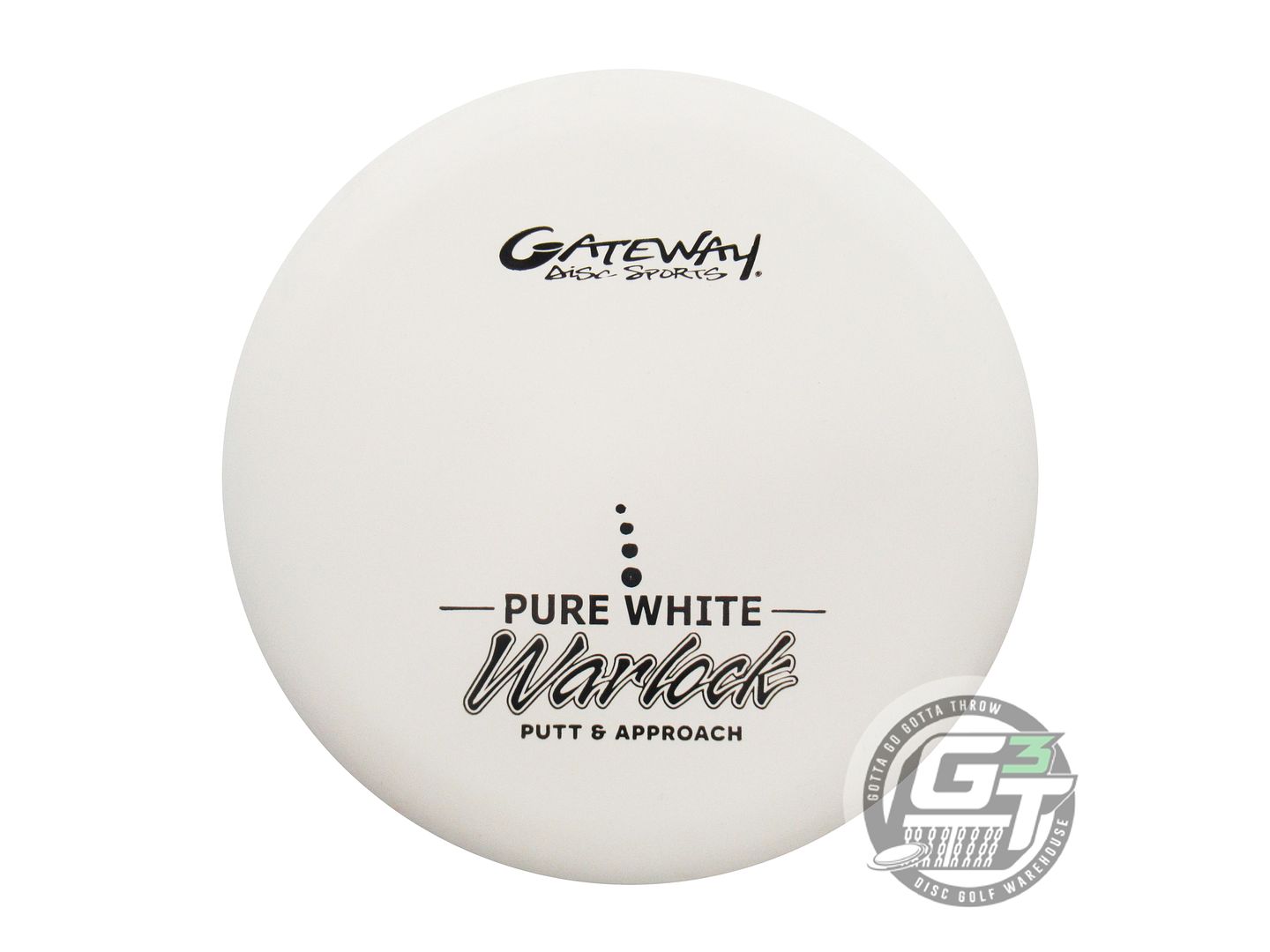 Gateway Pure White Warlock Putter Golf Disc (Individually Listed)