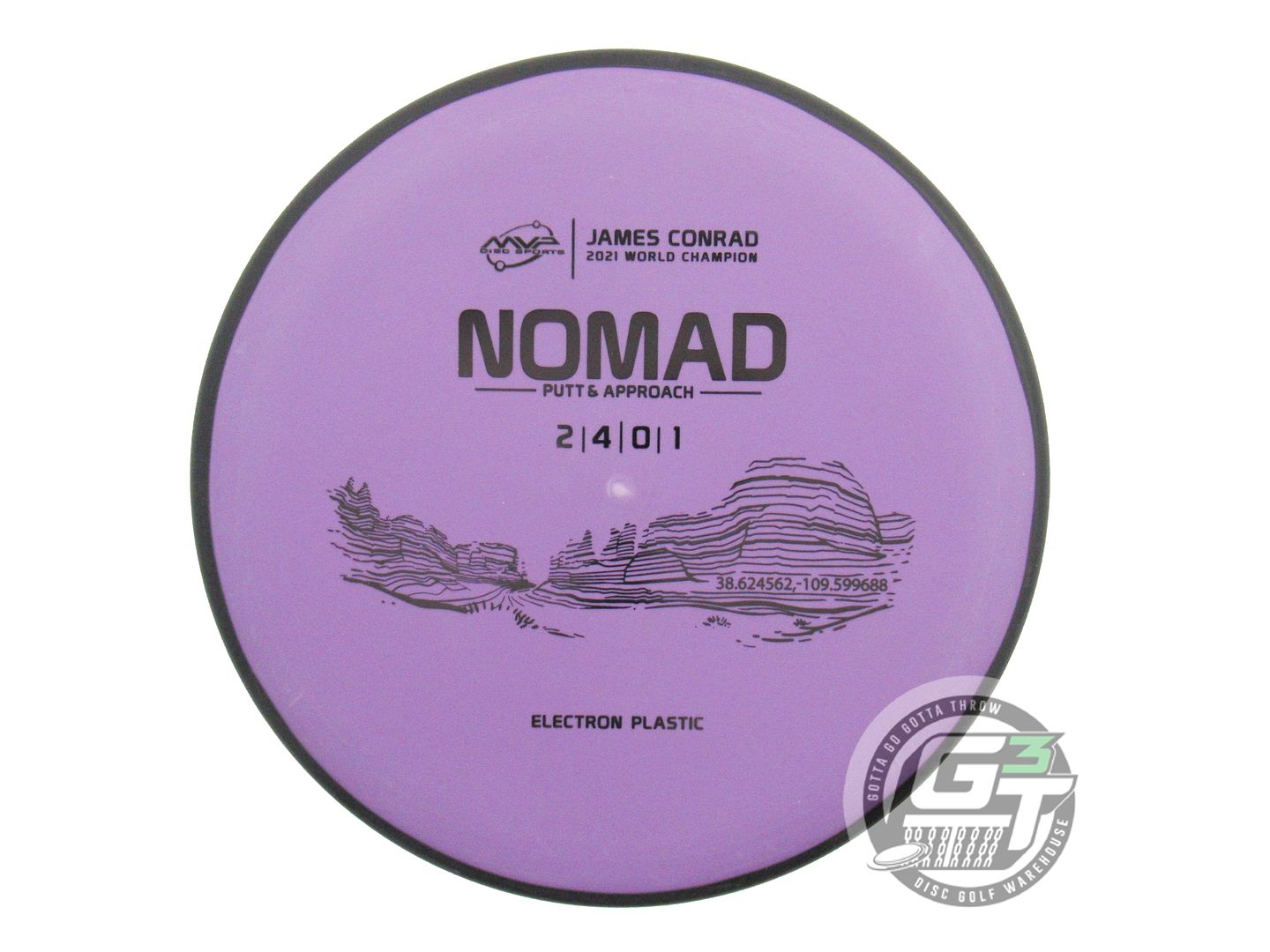 MVP Electron Nomad [James Conrad 1X] Putter Golf Disc (Individually Listed)