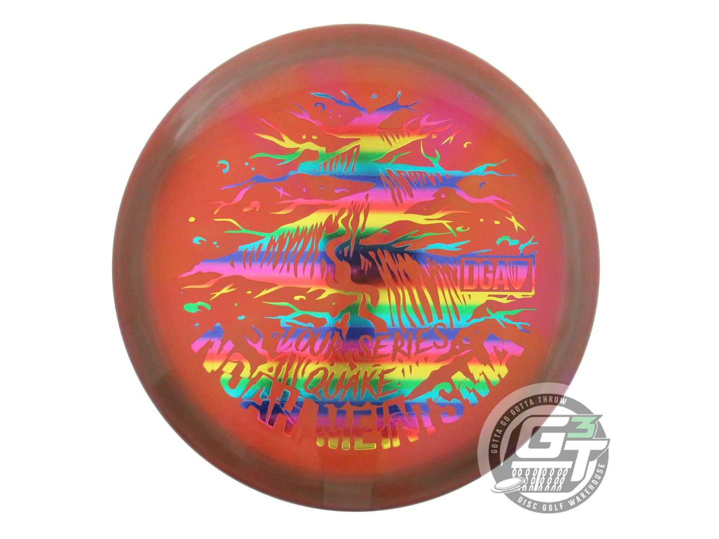 DGA Limited Edition 2023 Tour Series Noah Meintsma Swirl Tour Series Quake Midrange Golf Disc (Individually Listed)