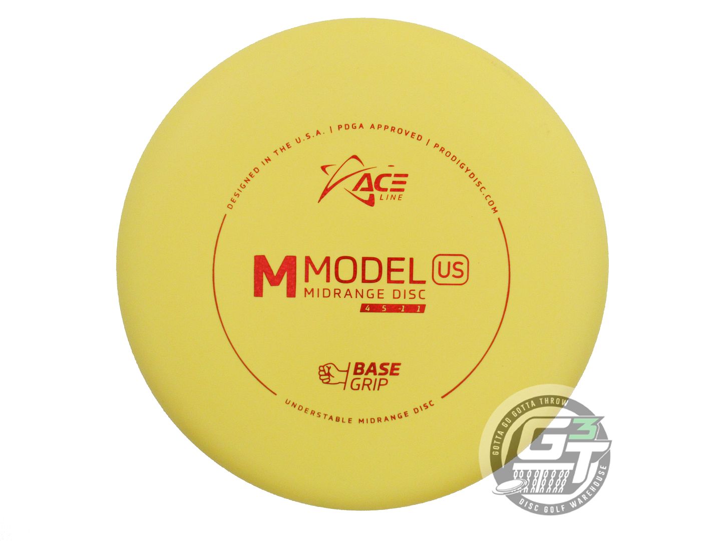 Prodigy Ace Line Base Grip M Model US Golf Disc (Individually Listed)