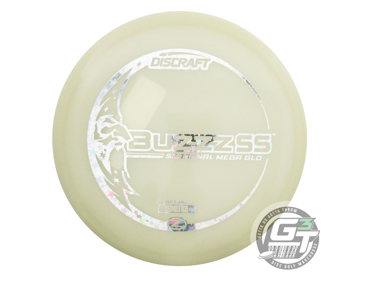 Discraft Seasonal Mega Glo Z Buzzz SS Midrange Golf Disc (Individually Listed)