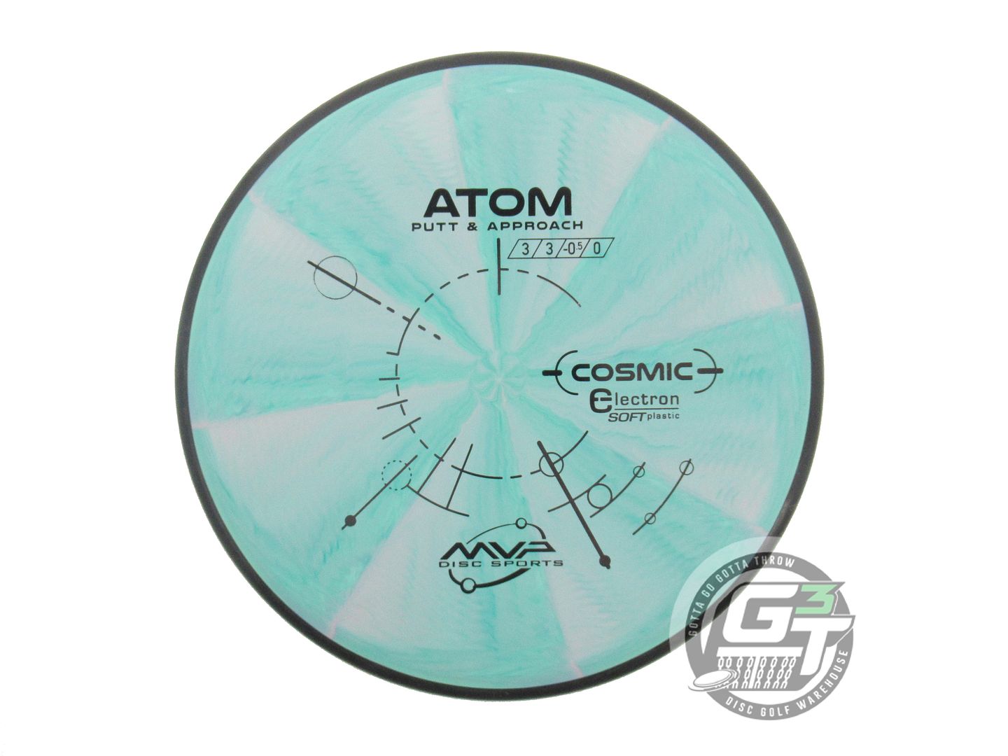 MVP Cosmic Electron Soft Atom Putter Golf Disc (Individually Listed)