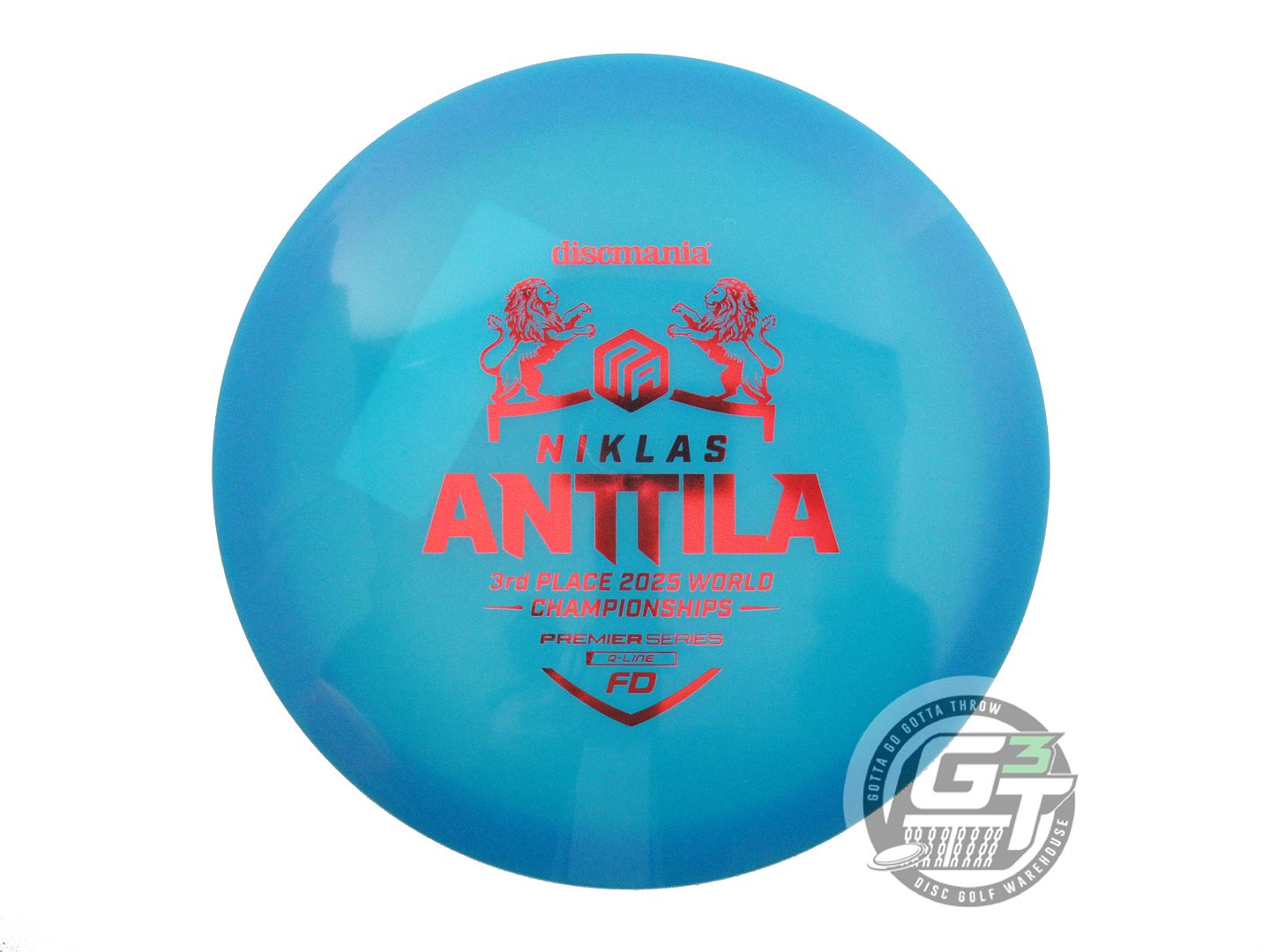Discmania Limited Edition Premier Series Niklas Anttila 2025 World Championships 3rd Place Q-Line FD Fairway Driver Golf Disc (Individually Listed)