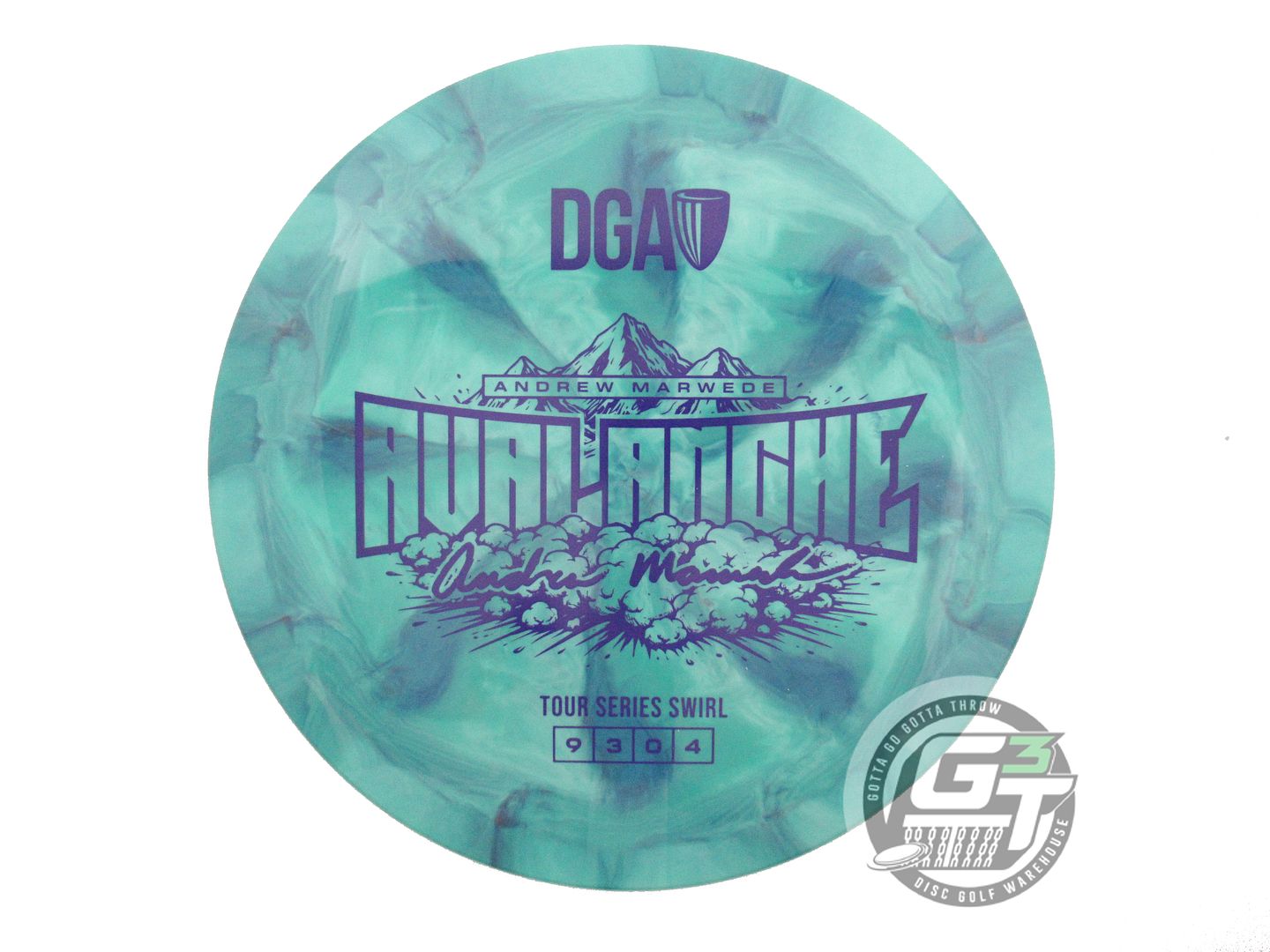 DGA Limited Edition 2026 Tour Series Andrew Marwede Special Blend Avalanche Fairway Driver Golf Disc (Individually Listed)