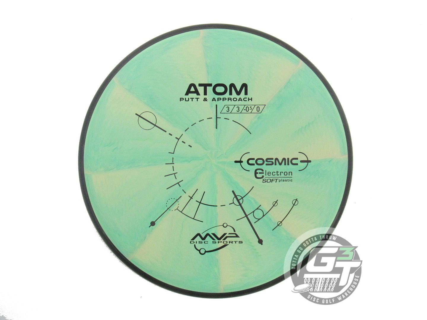 MVP Cosmic Electron Soft Atom Putter Golf Disc (Individually Listed)