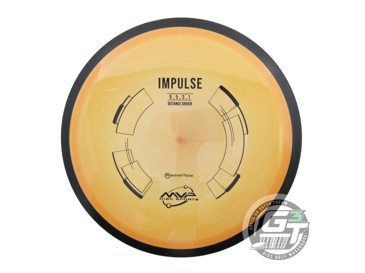 MVP Neutron Impulse Distance Driver Golf Disc (Individually Listed)
