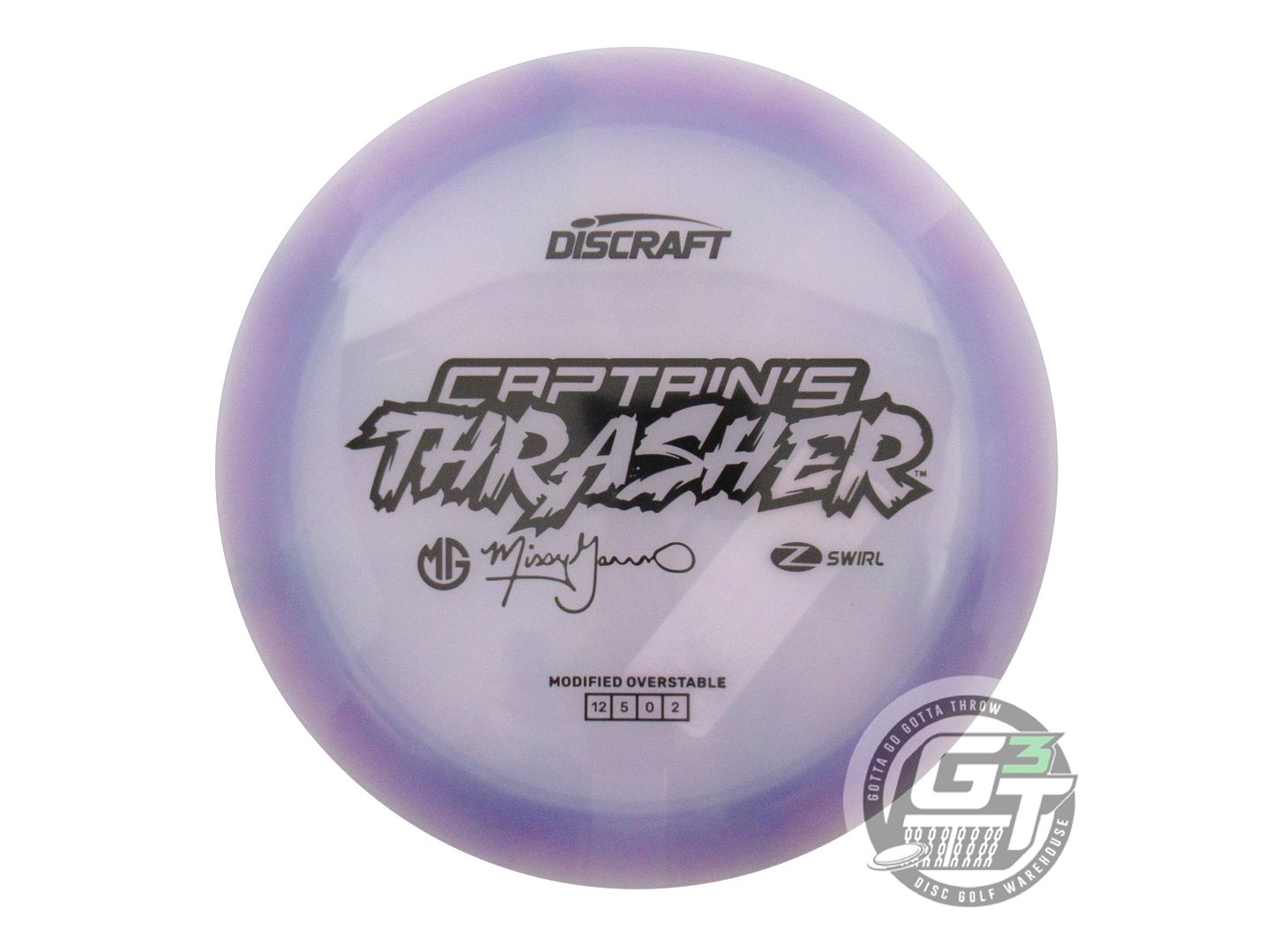 Discraft Limited Edition 2026 Missy Gannon Swirl Elite Z Captain's Thrasher Distance Driver Golf Disc (Individually Listed)